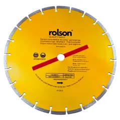 ROLSON DIAMOND TIPPED BLADE DRY CUT SEGMENTED 300MM