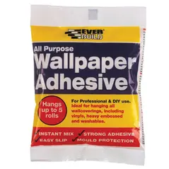 EVERBUILD ALL PURPOSE WALL PAPER PASTE HANGS UPTO 5 ROLLS