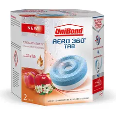 UNIBOND AERO 360 PURE MOISTURE ABSORBER FRUIT SENSATION REFILL TABS