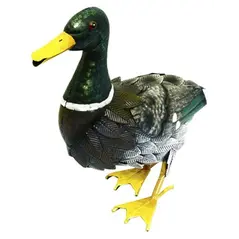 METAL MALLARD DUCK GARDEN ORNAMENT