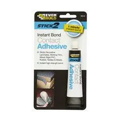 EVERBUILD STICK2 ALL PURPOSE CLEAR ADHESIVE 30ML