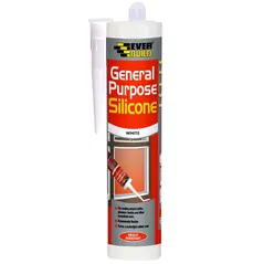 EVERBUILD GENERAL PURPOSE SILICONE WHITE C3