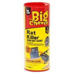 THE BIG CHEESE RAT KILLER GRAIN BAIT SACHET 150G