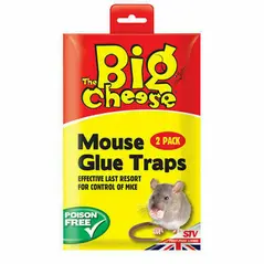THE BIG CHEESE MOUSE GLUE TRAPS 2/PK