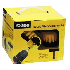 ROLSON DRILL BRUSH SET 3/PK