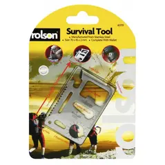 ROLSON SURVIVAL CREDIT CARD POCKET MULTI TOOL