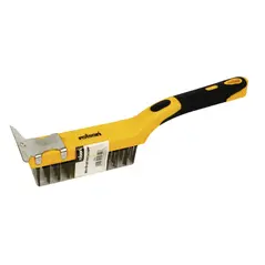 ROLSON HEAVY DUTY STEEL WIRE BRUSH WITH SCRAPER