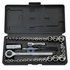 ROLSON 1/4 & 3/8 DR SOCKET SET 40 PIECES