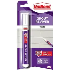 UNIBOND WHITE GROUT REVIVER PEN 7ML