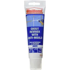 UNIBOND SPONGE PACK WATERPROOF ANTI-MOULD TILE GROUT REVIVER 125ML