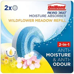 UNIBOND AERO 360 MOISTURE ABSORBER WILD FLOWER REFILLS 2/PK