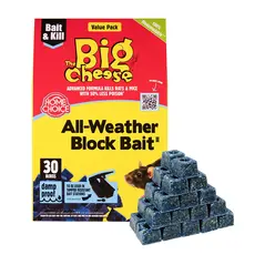 THE BIG CHEESE ALL-WEATHER BLOCK BAIT 30 X 10G BLUE