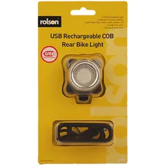 ROLSON RECHARGEABLE RED REAR BIKE LIGHT