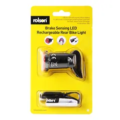 ROLSON RECHARGEABLE MOTION SENSING / SMART REAR BIKE RED LIGHT