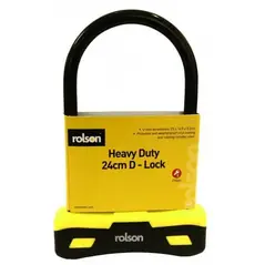 ROLSON HEAVY DUTY U SHAPE BIKE LOCK  250 X 165MM