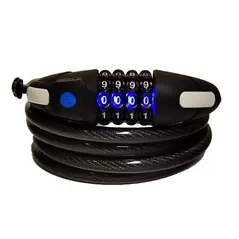 ROLSON COMBINATION BIKE LOCK WITH LED LIGHT