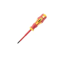 ROLSON INSULATED VDE POZIDRIV SCREWDRIVER PZ1 X 80MM