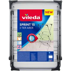 VILEDA SPRINT15 FOLDING LAUNDRY AIRER 3 TIER 15M