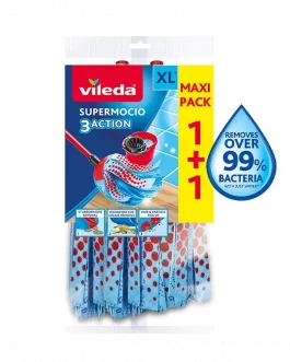 VILEDA SUPERMOCIO 3 ACTION XL TWIN REFILL