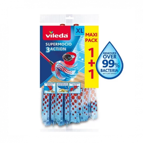 VILEDA SUPERMOCIO 3 ACTION XL TWIN REFILL